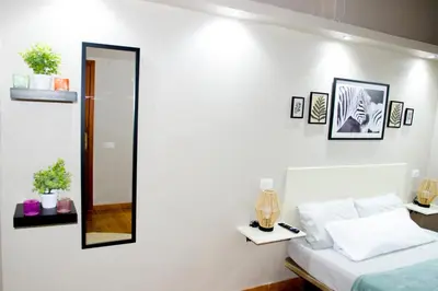 Cama o camas de una habitación en Zenda de Fontanales
