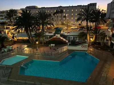 Piscina en o cerca de Sol y Mar Dunas