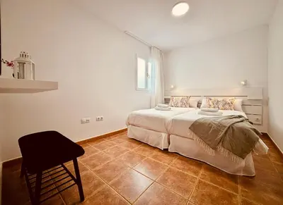 Cama o camas de una habitación en Click&Guest - Atlantic Sun House in Playa Arinaga