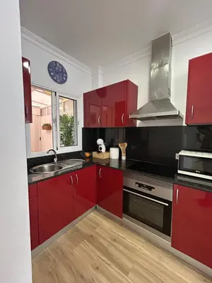 Una cocina o zona de cocina en Oasis costero by 