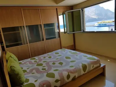 Cama o camas de una habitación en Ca Lili Bonito apartamento en Agaete