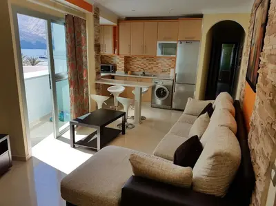 Zona de estar de Ca Lili Bonito apartamento en Agaete