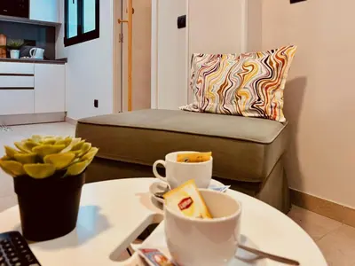 Una cocina o zona de cocina en Click & Guest - City & Sea Gran Canaria JD11LP