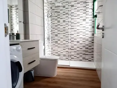 Un baño de Apartamento Deluxe en Canaima- Puerto Rico