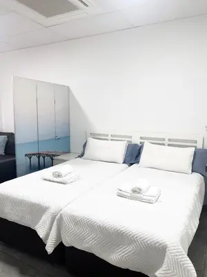 Cama o camas de una habitación en Estudio Ines Beach
