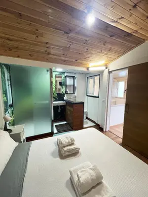 Cama o camas de una habitación en Casa Ines Terraza