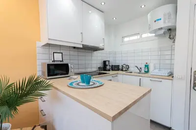 Una cocina o zona de cocina en Apartment Las Isas Maspalomas