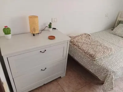 Cama o camas de una habitación en Villa Palomino - Sleeps 6 - Parking - Pet Friendly