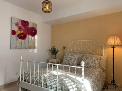 Cama o camas de una habitación en El Secadero House