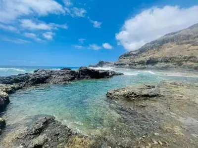 Paisaje cerca de este camping