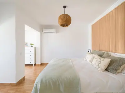 Cama o camas de una habitación en Sunset House los Caideros