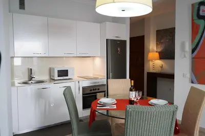 Una cocina o zona de cocina en Matias Padron House