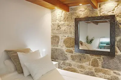 Cama o camas de una habitación en Villa Quintanilla by Villas Rivero