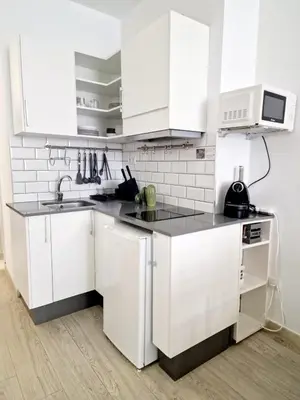 Una cocina o zona de cocina en Las Canteras SeaLove