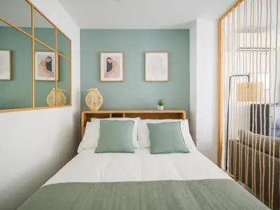 Cama o camas de una habitación en Vertical Oasis Loft,en el corazon de Triana GB1A