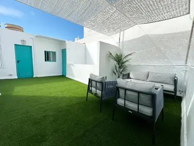 Zona de estar de Cerca de la playa con azotea