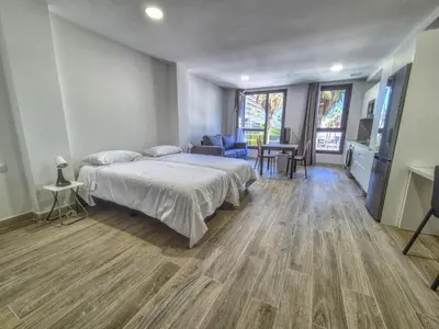 Cama o camas de una habitación en Yan Building By CanariasGetaway