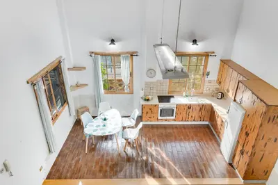 Una cocina o zona de cocina en Canarian Villa with Pool 27C, Lovely Patio and Parking