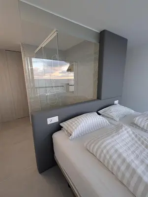 Cama o camas de una habitación en Sonido del mar Gran Canaria - Montemarina - luxury panoramic view