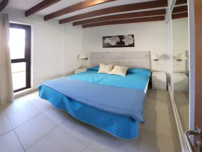 Cama o camas de una habitación en Bahía Terrace
