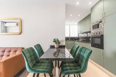 Una cocina o zona de cocina en Las Olas Sea View