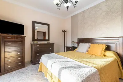 Cama o camas de una habitación en Villa Janeth Agaete