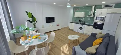 Una cocina o zona de cocina en Refugio Del Mar