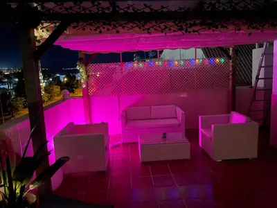 Zona de estar de Basement apartments