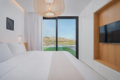Cama o camas de una habitación en Eden Salobre