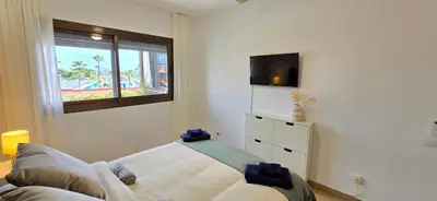 Cama o camas de una habitación en Iguazú Vista Yumbo
