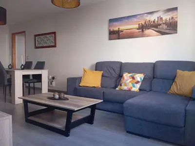 Zona de estar de La Casita de Diego