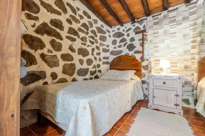 Cama o camas de una habitación en Finca Arenales by Villas Rivero
