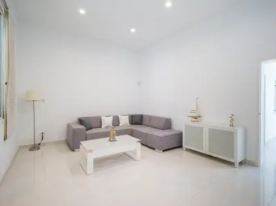 Zona de estar de Confital Beach Home By CanariasGetaway