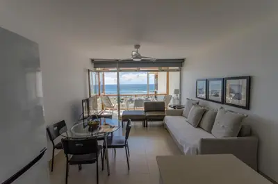 Zona de estar de Vv - San Agustín Seaview Apartment