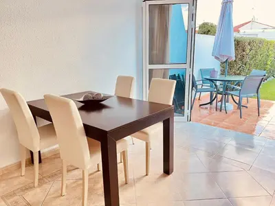 Zona de estar de Arena y mar