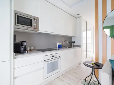 Una cocina o zona de cocina en Despirta en el jardin de las musas GB1B