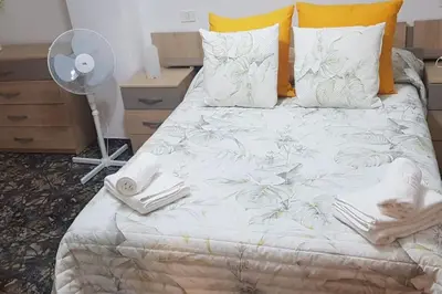 Cama o camas de una habitación en Vacacional Tegueste 2ºD