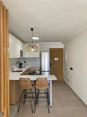 Una cocina o zona de cocina en Las Brisas 26