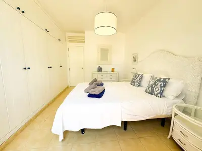 Cama o camas de una habitación en Surf House Meloneras