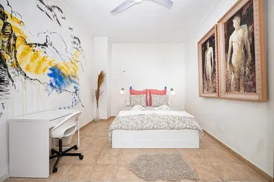 Plano de La Casa del Artista, Centro histórico, Habitaciones privadas en casa compartida