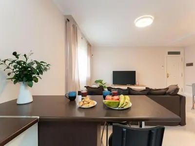 Una televisión o centro de entretenimiento en Vivelorural Confital Home vista Canteras