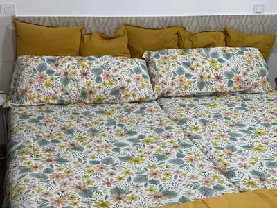 Cama o camas de una habitación en Casa VISTA MARINA Y MONTAÑA