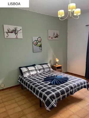 Cama o camas de una habitación en Coliving Villa El Gago
