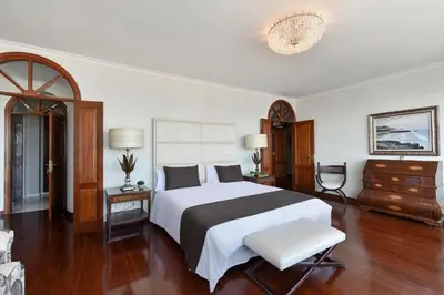 Cama o camas de una habitación en Seaview Holiday Rental by VillaGranCanaria