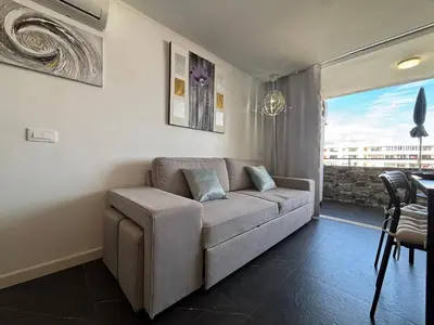 Zona de estar de Margaret House by luca properties grancanaria