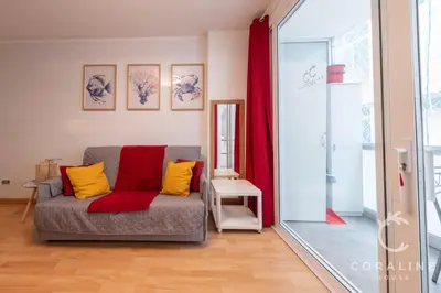 Zona de estar de Coraline House Las Canteras