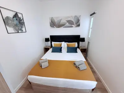 Cama o camas de una habitación en HDFM Collection - Bungalow Playa del Inglés