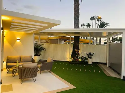Zona de estar de Luxury Bungalow