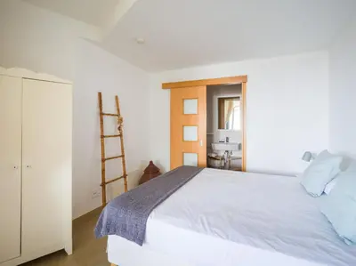 Cama o camas de una habitación en Salobre Golf Villas Golfers