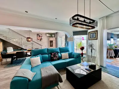 Zona de estar de Villa Beskow Sunny Golf